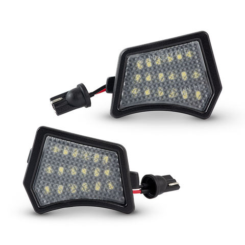 12V White LED Side Rearview Welcome Puddle Lights for Volvo XC90 S40 V50 C30 C70 S60 V60 S80 V70 Under Side Mirror Lamps