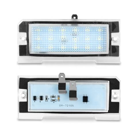 1PCS Full LED License Plate Light for Land Rover Freelander 1 Number Plate Light Accessories