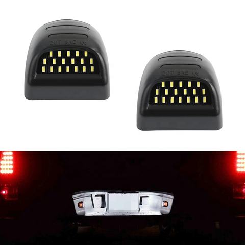 2 PCS High Quality Waterproof LED License Plate Light for GMC sierra 2500 Cadillac Escalade EXT ESV
