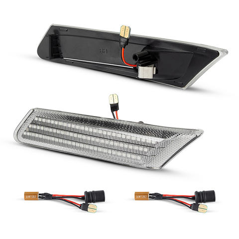 2PCS LED Turn Singal Light Side Marker Lights  for Porsche 997 911 Boxster 987 Cayman 987C