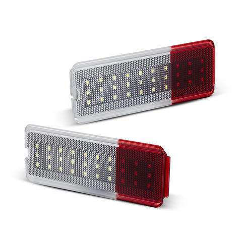2Pc Interior Door Panel Light Reflector for Ford F-250 F-350 F-450 F-550 Super Duty 1999-2007 Excursion 2000-2005