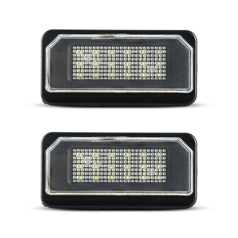 2Pcs 12V Canbus White LED License Plate Light Tag Lamp for Tesla Model X Model S Registration Plate Light