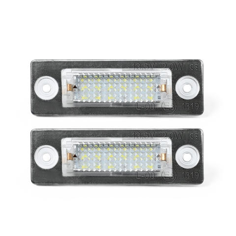 2pcs 18-LED License Number Plate Light Lamp for VW for Passat Limousine 3bg/for Passat Variant 3C B6