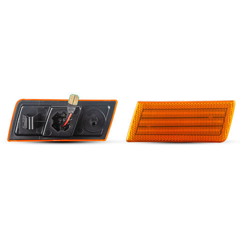 2pcs Amber Full LED Side Marker Lights for Chrysler 300 300C 2005-2014 Front Bumper Sidemarker Lamp Driving Running Light
