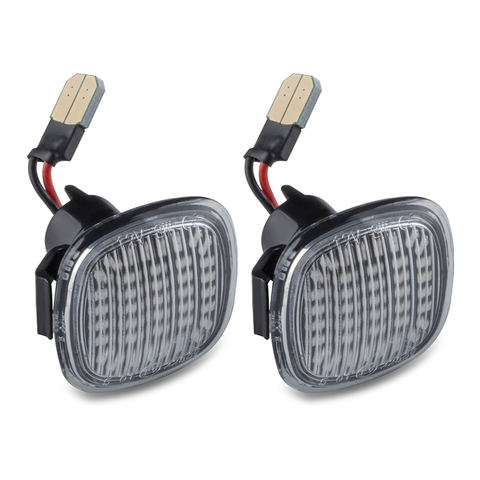 2pcs Amber High Brightness LED Turn Signal Side Marker Light for Audi A3 8L Durable Car Accessories Easy Install