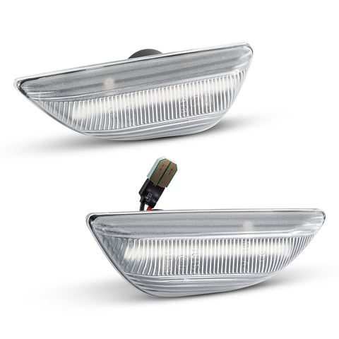 2pcs Amber LED Side Marker Lights for Opel Mokka Non-Polarity Waterproof Turn Signal Lamps Car Accessories