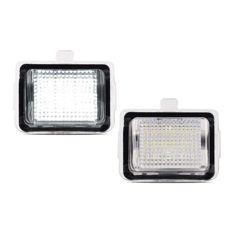 2pcs Auto Parts LED License Plate Light Assembly LED Number Plate Light for Mercedes-Benz C-CLASS W204 C204 S204 E-CLASS W212