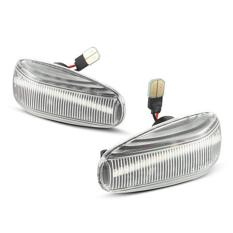 2pcs Dynamic Hot Sell High Quality Easy Installation 12V LED Side Marker Light for Mercedes-Benz W210 Facelift