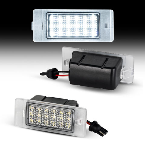 2pcs Error Free 12V Car LED Rear Number Plate Light for Lada Vesta 2016 11183717010