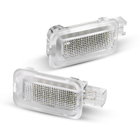 2pcs LED Courtesy Door Lightfor Subaru Forester Outback Legacy Car Accessories