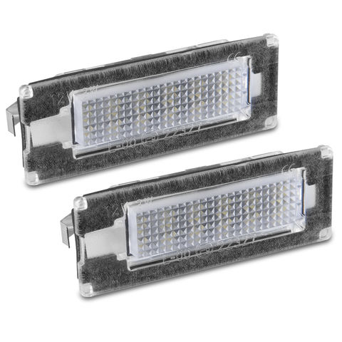 2pcs LED License Plate Light for Fiat Ducato Bus Peugeot Boxer Bus Waterproof Car Accessories