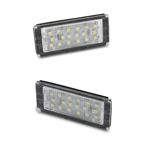 2pcs LED License Plate Lights for BMW 3 Series E46 18* 2835 SMD OEM Replacement Car Auto Parts