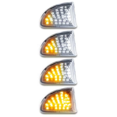 2pcs Led Dynamic Turn Signal Side Blinker for Mercedes-Benz Smart Fortwo W451 Coupe/Cabrio 2007-2019 Marker Light