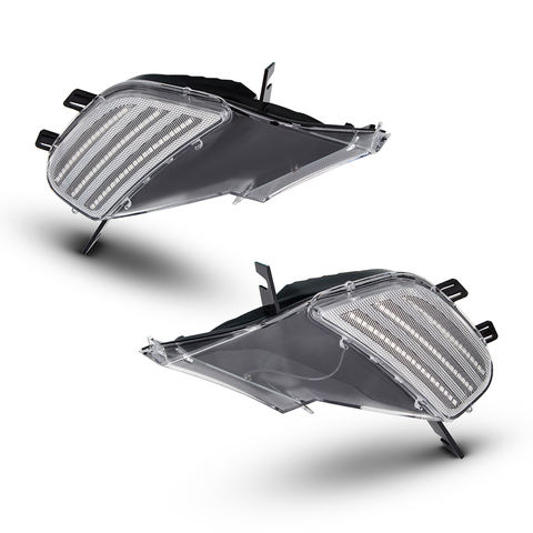 2pcs Smoked Orange Clear Lens Car LED Side Marker for Porsche Cayenne 2003-2006