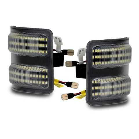 2pcs for Ford F250 F350 F450 Super Duty 08-16 Switchback Sequential Side Mirror LED Turn Signal Light