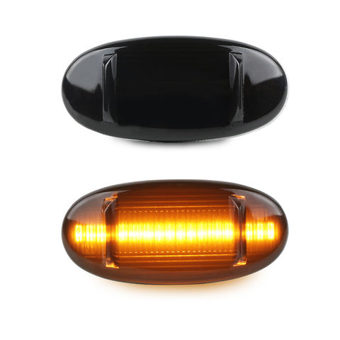 4pcs Dually Bed Fender Side Marker LED Lights for Ford F350 F450 Super Duty 2011-2018 Front Rear Side Marker Lamp BC3Z15442A