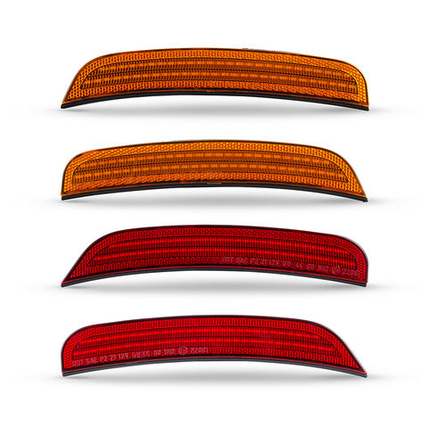 4pcs LED Side Marker Lights Front Rear Bumper Parking Signal Lamps for Chrysler 300 2015-2024 68213844AD/68213845AD/68214402AD