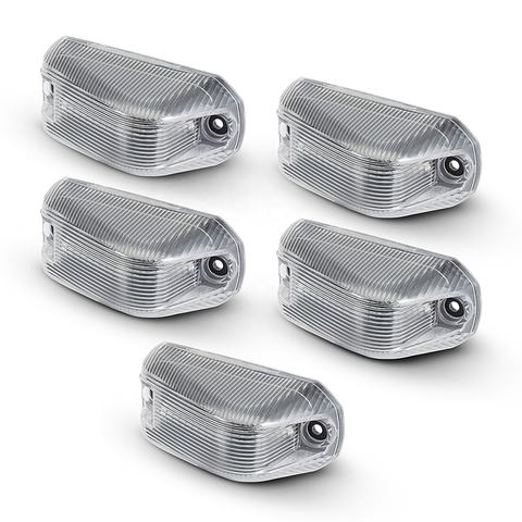 5pcs LED Cab Roof Light White LED Roof Mounted Running Light  for  Dodge RAM PROMASTER 1500 2500 3500- 2014-2020