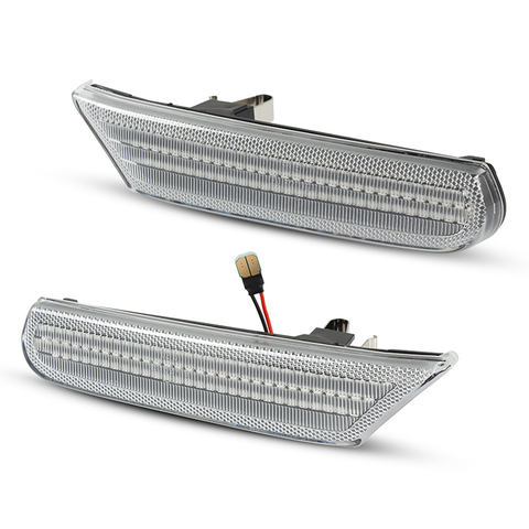 96*SMD 2835 Amber LED Side Marker Turn Signal Light for Porsche 996 IP67 E-Mark Car Auto Parts