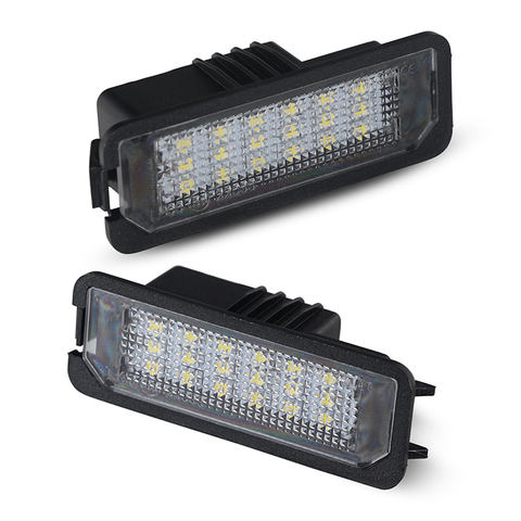 Bright White High Performance LED License Plate Light for VW Golf6 Long Lifespan LED Car Lamp