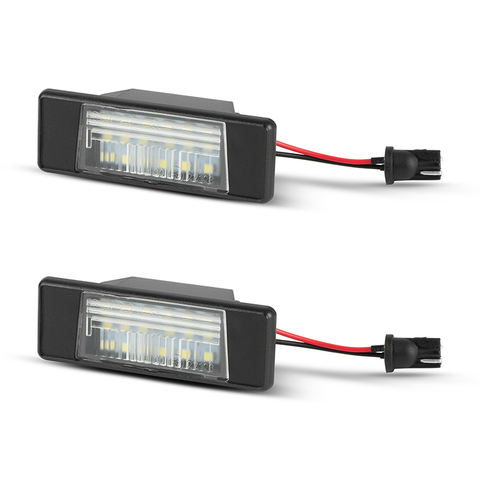 Car Accessories LED License Plate Lamp for Nissan X-trail Easy Installation  E-mark Certified