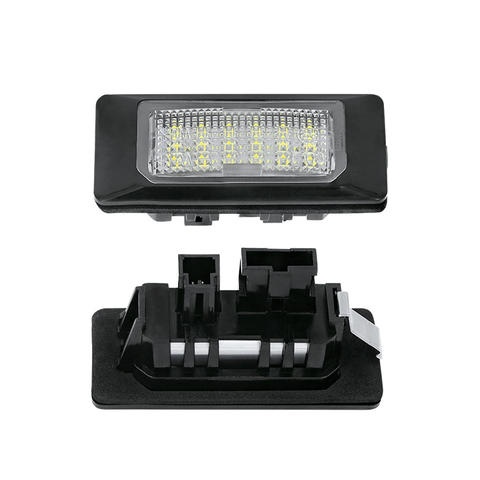Car Led License Number Plate Light for Audi A1 A4 Q5 for VW GOLF6 for SEAT for SKODA Fabia with Resistor