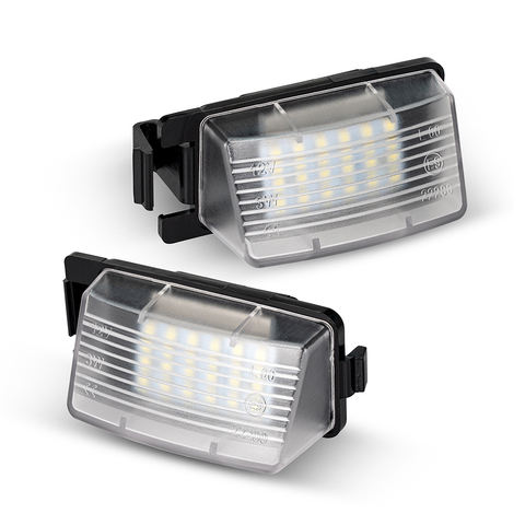 Car Light Accessories LED License Plate Light for NISSAN Versa Pulsar GTR R35 Cube Sentra