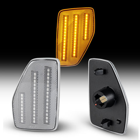 Clear Lens Front Fender Turn Signal Light for Hummer H3 2006-2010 H3T 2009-2010 OEM Part #15873638 15873639 15249365 15249366
