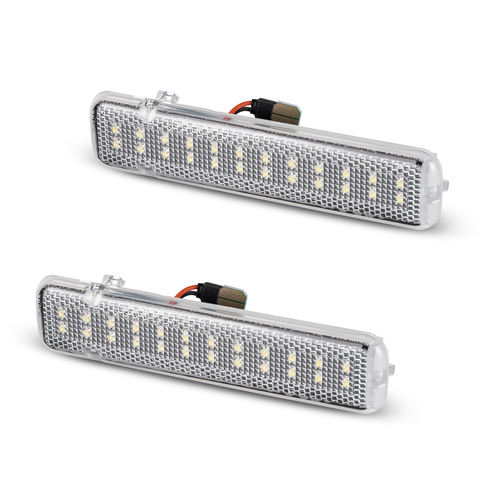 Clear Lens LED Rear Door Panel Light  Reflector for Chevy Silverado Easy Install