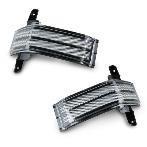 Clear Lens LED Turn Signal Lights Side Mirror Marker Lamps for Chevrolet Silverado GMC Sierra