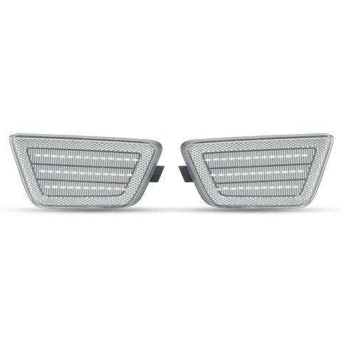 Clear/Smoked Lens Amber Light 2 PCS Bumper LED Side Marker Indicators for Chevrolet  Cruze  2011-2015