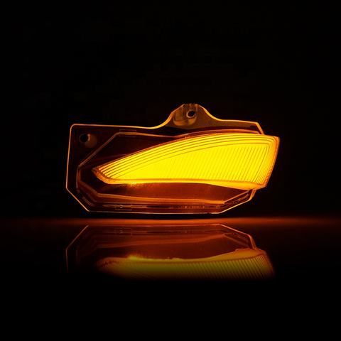 Clear/Smoked Lens Full LED Side Mirror Turn Signal Light Assembly Kit for Toyota Corolla 2019-2020