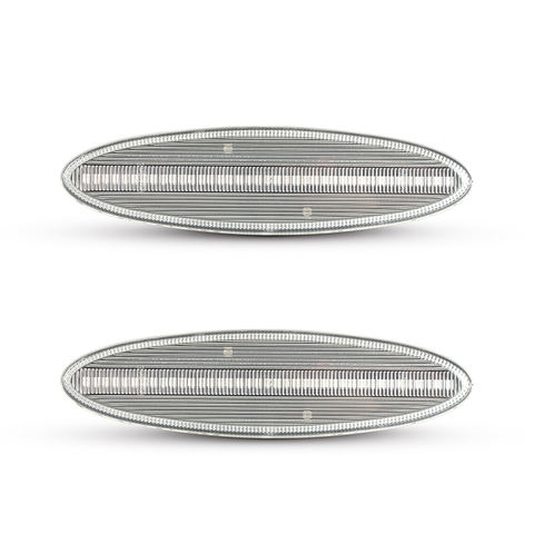 Clear/Smoked  Lens LED Rear Bumper Side Marker Indicators Red Lamp for Chevrolet Corvette C5  1997-2004