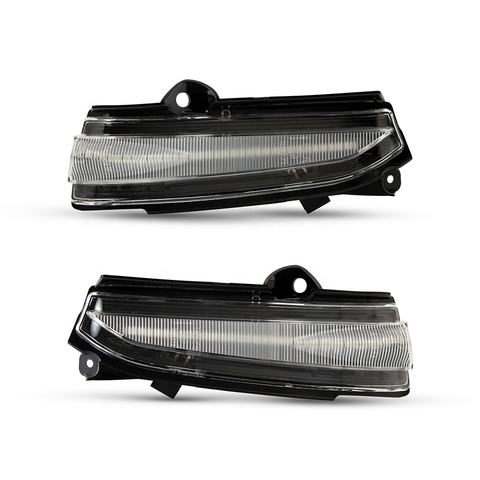 Clear/Smoked Lens LED Side Mirror Marker Light Turn Signal Indicator Lamps for Ford Mondeo Fusion