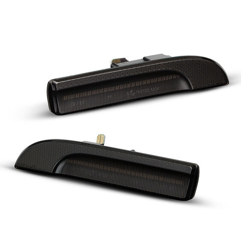 Dynamic Amber Full LED Bumper Side Marker Light Kit for Porsche Panamera 2010-2014 Replace OEM Front Sidemarker Lamp