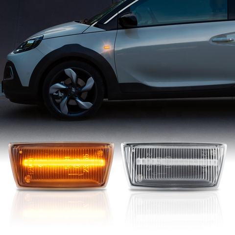 Dynamic LED Side Marker Light for Opel Adam 2012~Astra H 2004-2010 Corsa D 2006-2014 Corsa E 2014~Insigina a 2008-2017