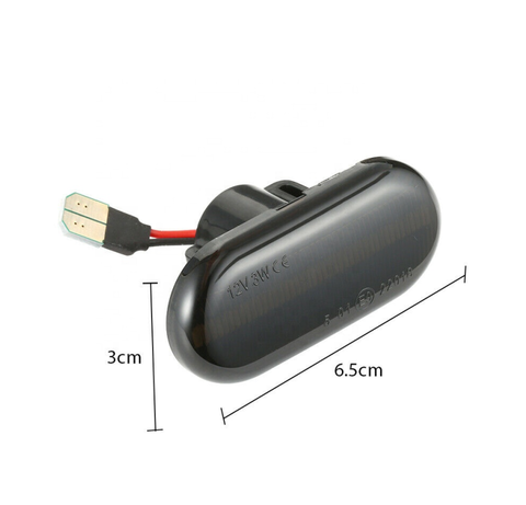 Dynamic/Sequential Clear/Smoked Led Side Direction Indicator for Renault Clio1 Clio 2 Megane 1
