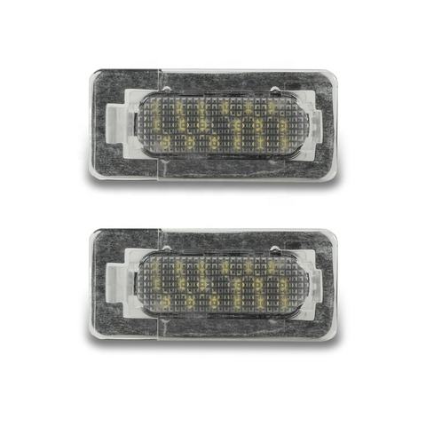 E-mark &ISO Certified Non-Polarity LED License Tag Light for Toyota Corolla Plug and Play Installation