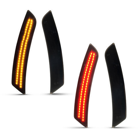Error Free Easy Installation 4Pcs for Chevrolet Camaro Cadillac CTS ATS LED Rear Bumper Side Marker Fender Light