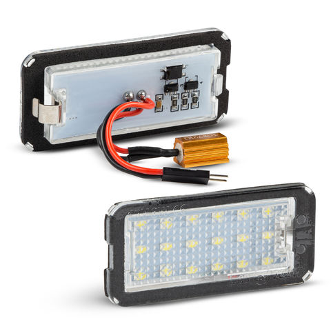 Factory Direct LED Number Plate Light for Fiat 500C Non-Polarity Car Auto Parts Accessories