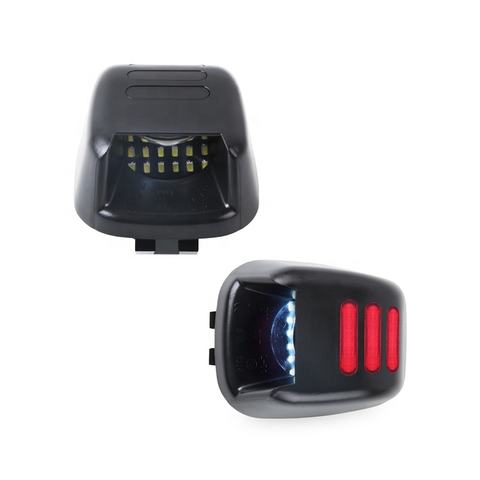 For 2007-2019 Nissan Frontier Titan Red Light Tube SMD LED License Plate Lamps