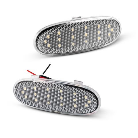 Front LED Door Panel Reflector Light for Dodge RAM 1500-3500 Clear Lens Car Accessories