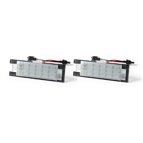Full LED License Plate Light Tag Lamp for Chevrolet  Camaro 2014~ Malibu 2013-2015 Volt 2011~6000K Diamond White 2-Piece Set