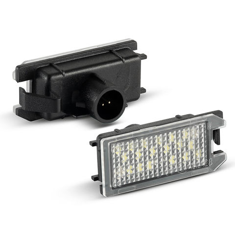 Good Quality Error Free 2PCS LED License Plate Light Number Plate Lamp for Fiat 500 Dodge Viper Jeep Maserati Levante Auto Lamp