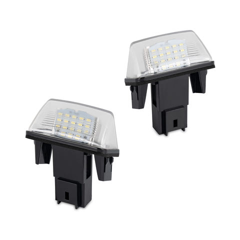 High Brightness LED License Plate Lamp for Peugeot 206 Citroen C3 ISO Certified Car Light
