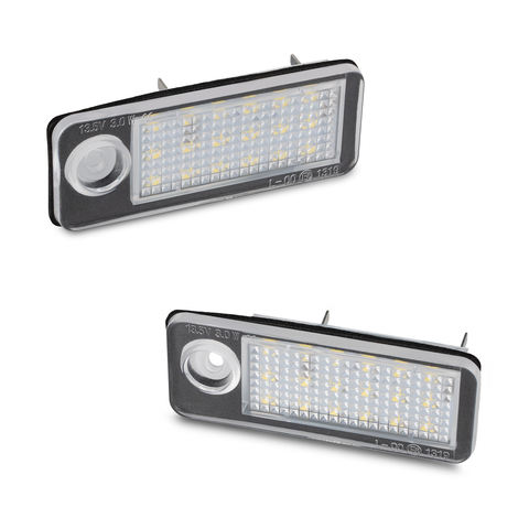 High Brightness LED Number Plate Light for Audi A4/S4/RS4 Avant Plug & Play Waterproof E-mark Certified