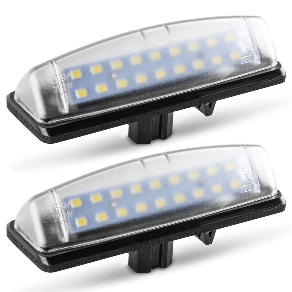 High Quality Auto Parts Assembly LED License Plate Light for Toyota Prius Echo Lexus IS300 Sedan LED Number Plate Lights Lamp