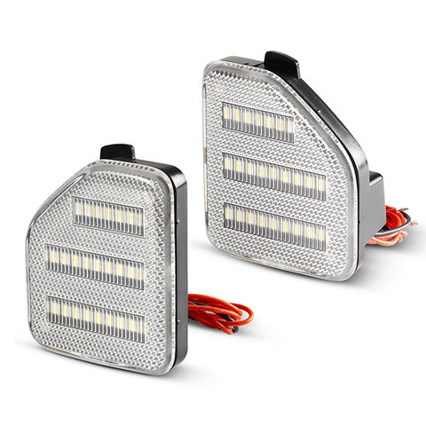 High Quality Clear/Smoked/Red Lens LED Rear Bumper Reflector Light for Jeep Wrangler JL 2018