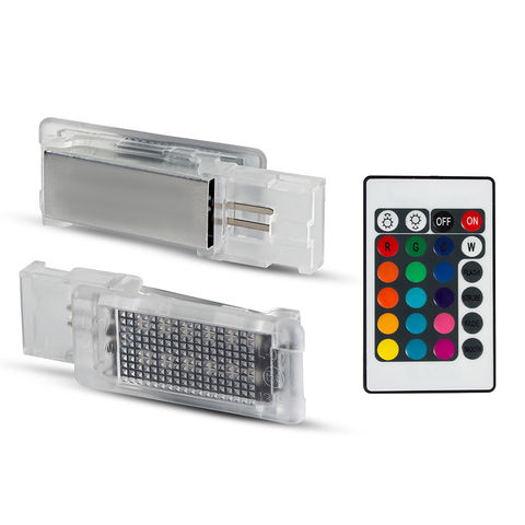 High Quality Error Free RGB Color LED Foot-well Light for VW GOLF Skoda Superb Seat Alhambra