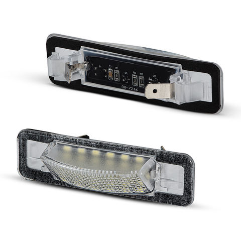 High Quality LED License Plate Lights Lamp for Mercedes-Benz SLK-Class R170 1996-2004 LED Car Light Number Plate Lamp